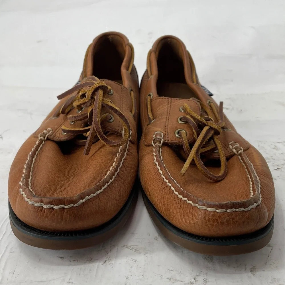 Polo Ralph Lauren Boat Shoes Merton 10 Brown